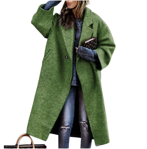 Elara - Oversized Winter Jacket with Elegant Buttons