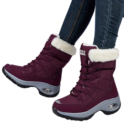 Brewara | Waterproof, Non-Slip Women's Fleece Boots - Warm and Cozy