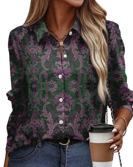 ChicVibe - Elegant Multicolored Blouse | Stylish Comfort for Every Occasion