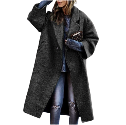 Elara - Oversized Winter Jacket with Elegant Buttons