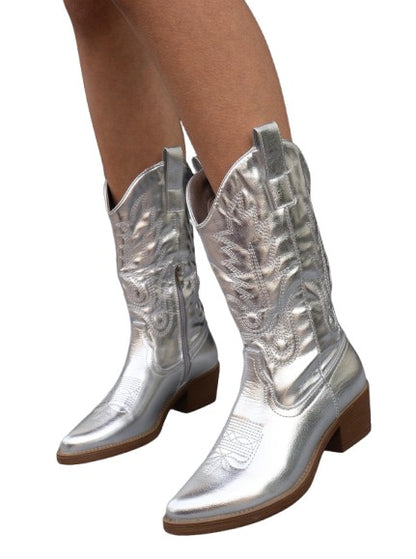 EmberGrove | Stylish Cowboy Winter Boots for Fashion-Forward Women 2024