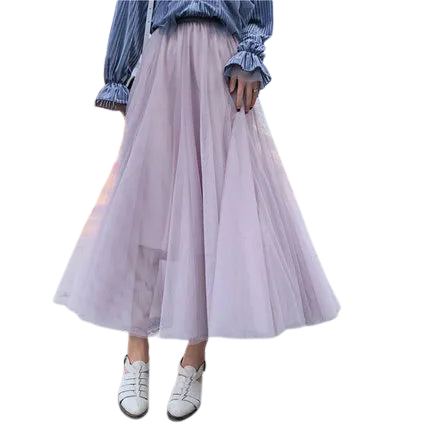 Ember | Elegant Tulle Swing Skirt for Women - Long Tutu in Multiple Colors