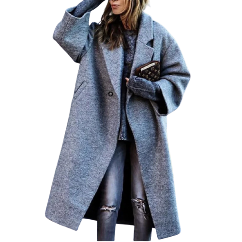 Elara - Oversized Winter Jacket with Elegant Buttons