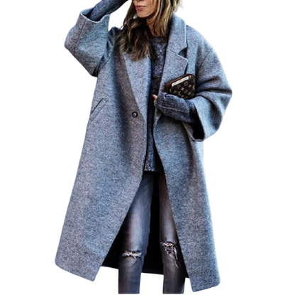 Elara - Oversized Winter Jacket with Elegant Buttons