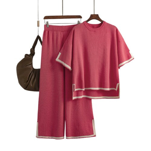 Clutch - Short Sleeve Pullover & Skirt - Summer Loungewear