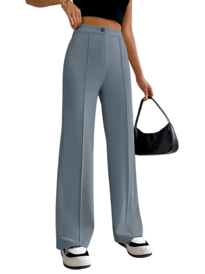 EleganceFit - High-Waisted Slim Fit Pants | Stylish and Figure-Flattering