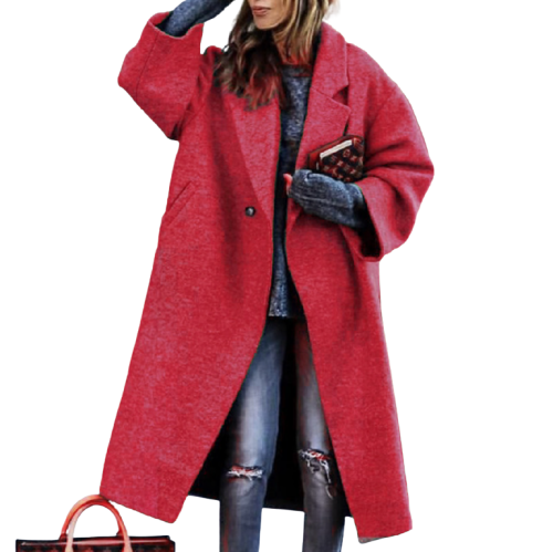 Elara - Oversized Winter Jacket with Elegant Buttons