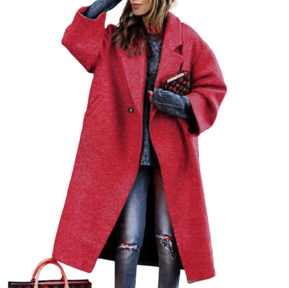 Elara - Oversized Winter Jacket with Elegant Buttons