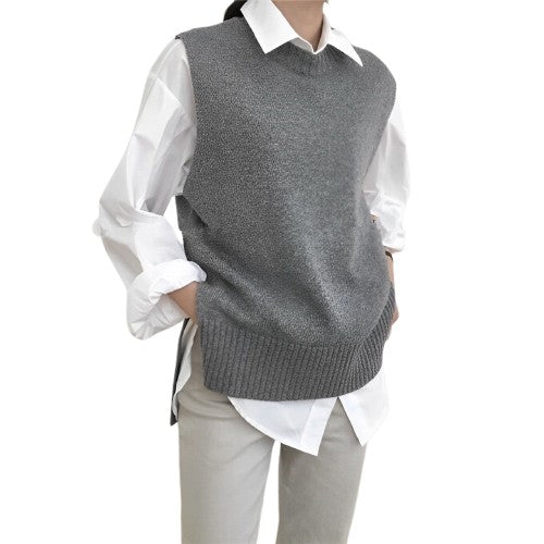 Alva - Loose-fitting sweater vest