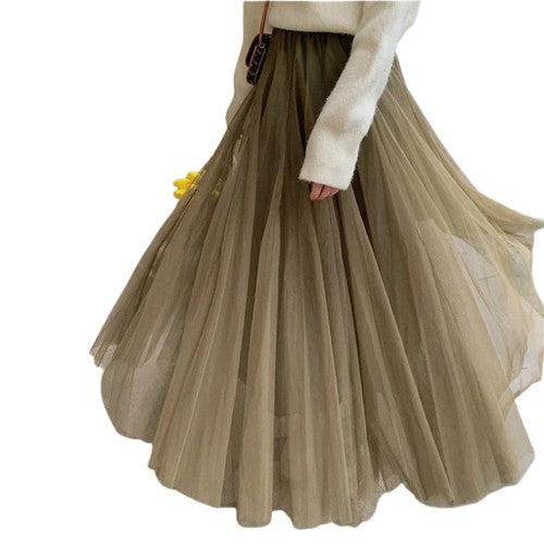 Ember | Elegant Tulle Swing Skirt for Women - Long Tutu in Multiple Colors