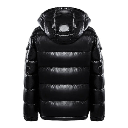 Hush | Down Jacket with Black Shine